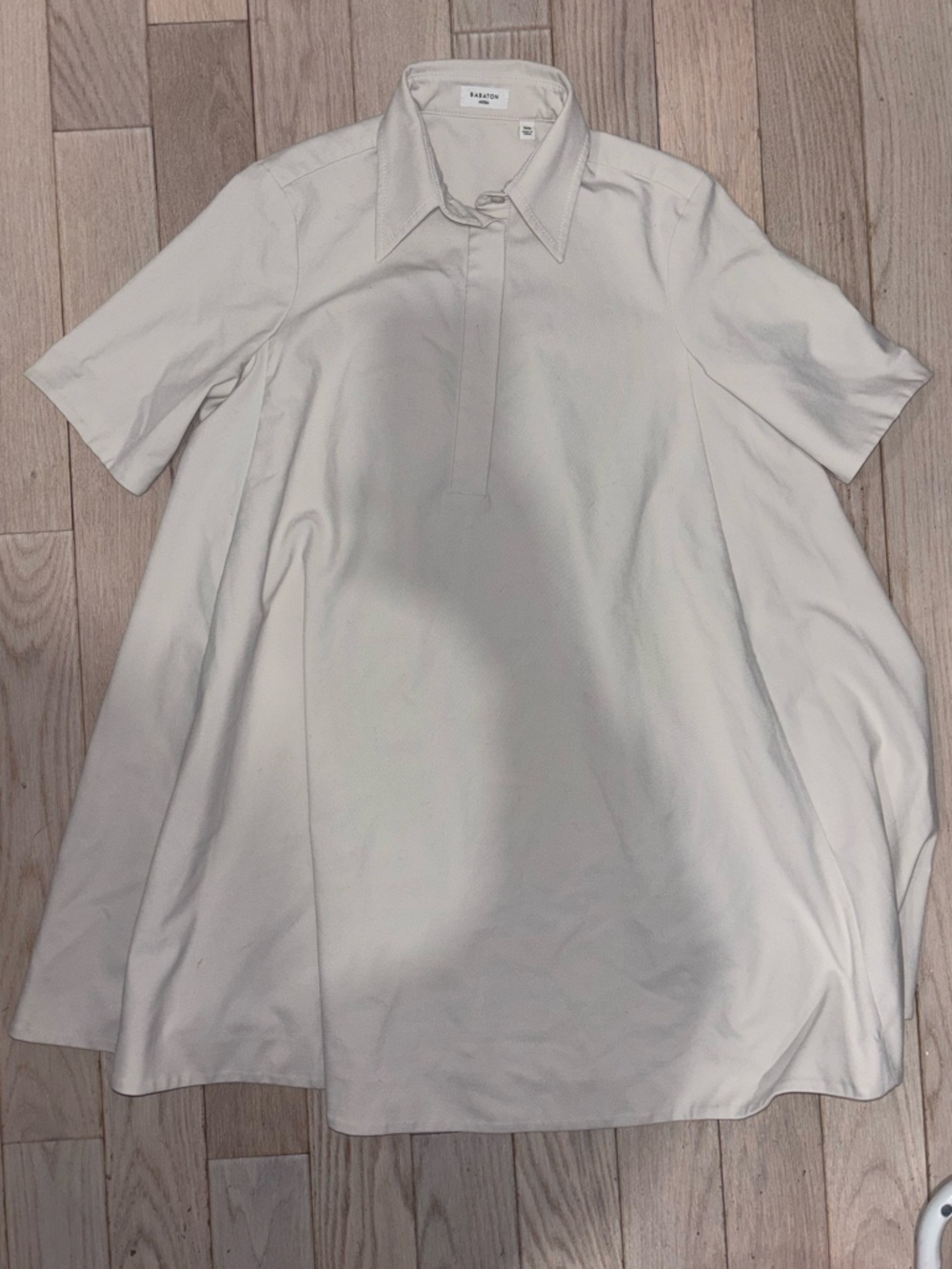 Aritzia Women’s Short-Sleeve Polo Shirt — Off-White
